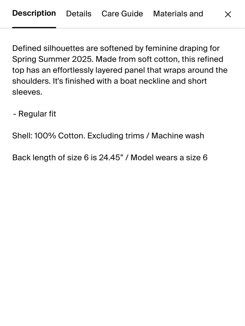 COS Cotton Top - Picture 4 of 4